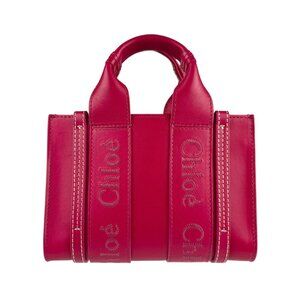 CHLOE Pink Leather Shoulder Bag